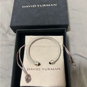 David Yurman Silver Cable Bracelet